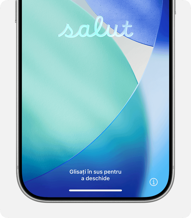 Ecranul Salut pe iPhone